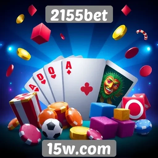 Diversidade de jogos disponíveis no 2155bet